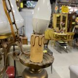 Gilded brass ceiling lamp
