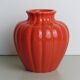 Vase en céramique orange