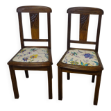 Art Deco chairs, Robur, both.