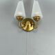60s 70s Lamp Light Wall Lamp Wall Sconce Honsel Glass Space Age Design