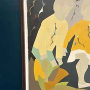 Original Swedish Oil on Canvas – “Children” by Hans Osswald – Vintage