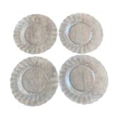 Ensemble de 4 assiettes plates Duralex Marguerite