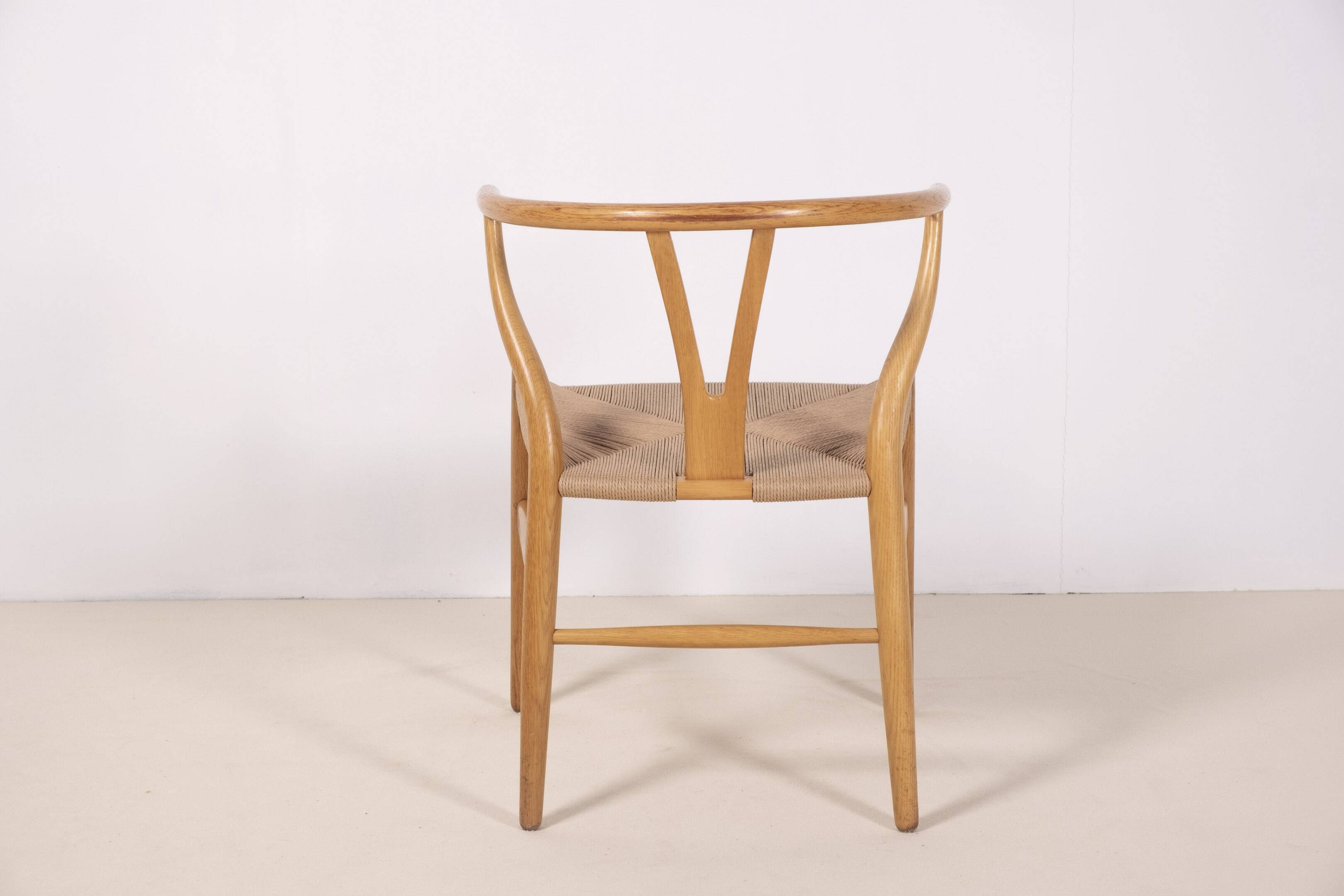Hans Wegner CH24 Oak Wishbone Chair, 1980s Denmark