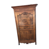 Bonnetière Louis XV marqueterie années 50