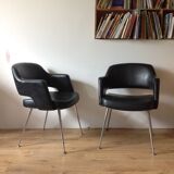 Paire de fauteuils conference