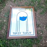 Advertising mirror