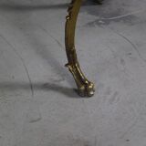 Italian Vintage Brass Coffee Table With Marble by Orsenigo, 1960s