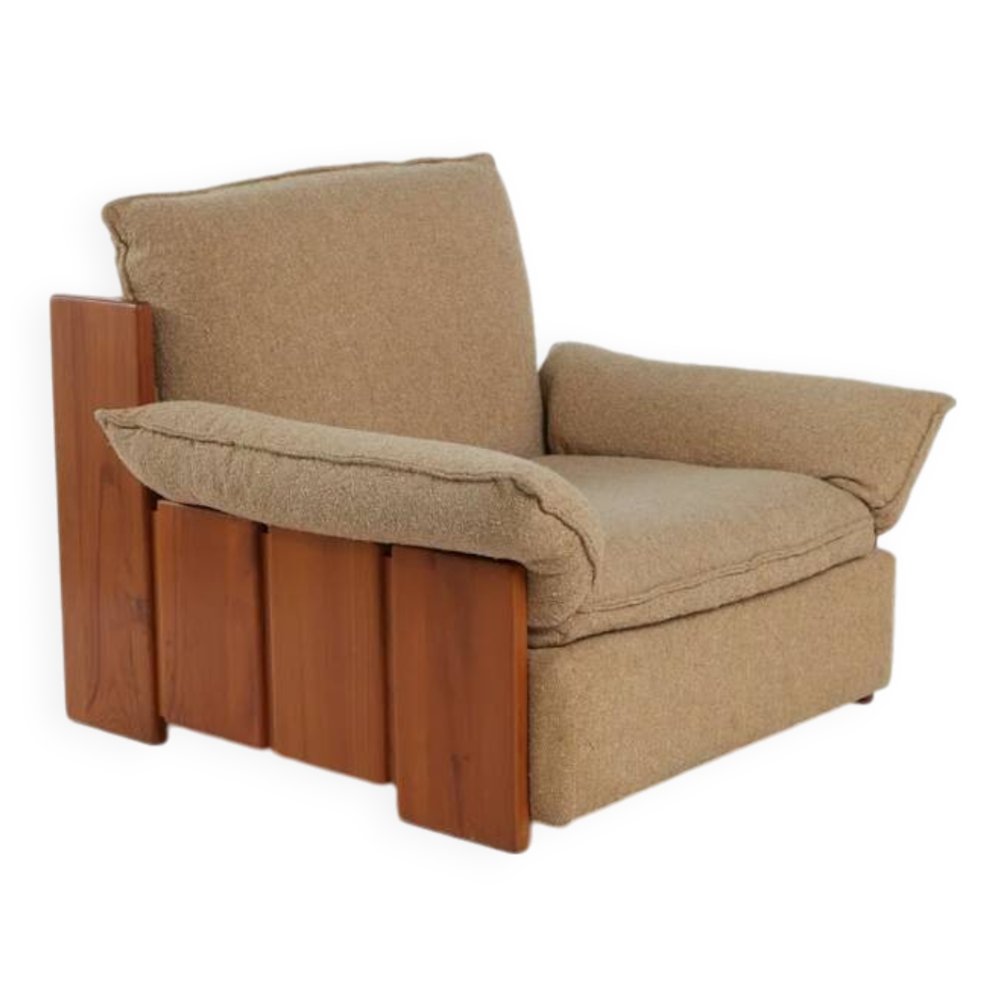 Fauteuil en orme Maison Regain - années 1980