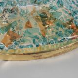 Wall lamp, Murano glass, Italian design, 1970s, manufacture: Italy