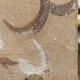 Allegory large painted tempera panel on decorative canvas 170x80 cm