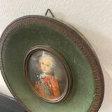 Miniature portrait of Louis dauphin on ivory