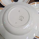 Badonviller "jade" soup plates