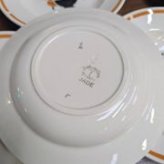 Badonviller "jade" soup plates