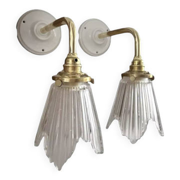 Pair of Art Deco wall sconces