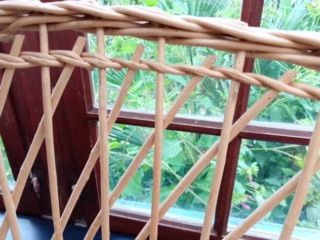 Rattan children's armchair