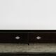 Commode en ébène Macassar et miroir design cubique moderne 70