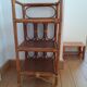 Small vintage rack in rattan