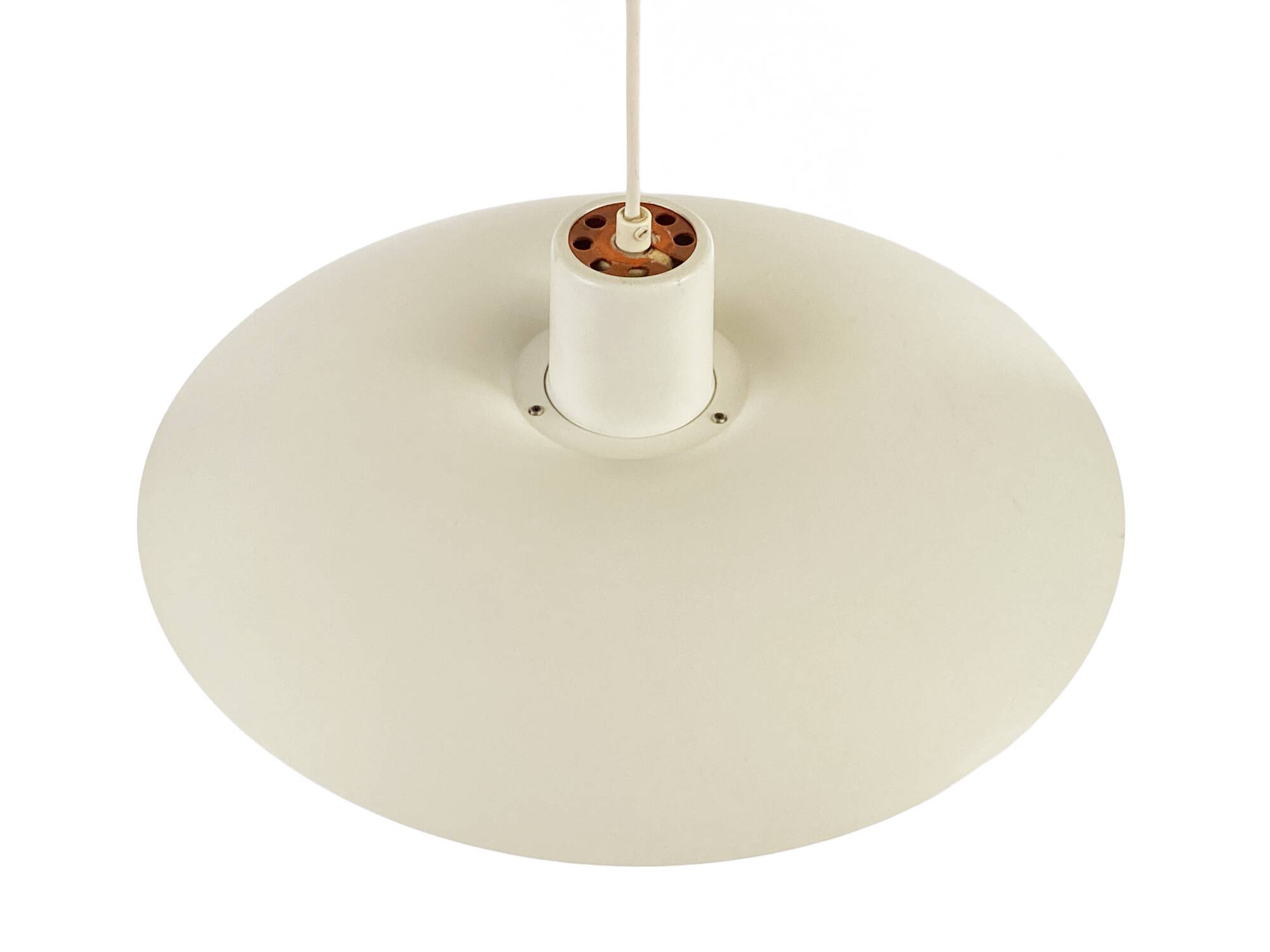 White pendant light PH 4/3 by Poul Henningsen for Louis Poulsen. Denmark 1970s