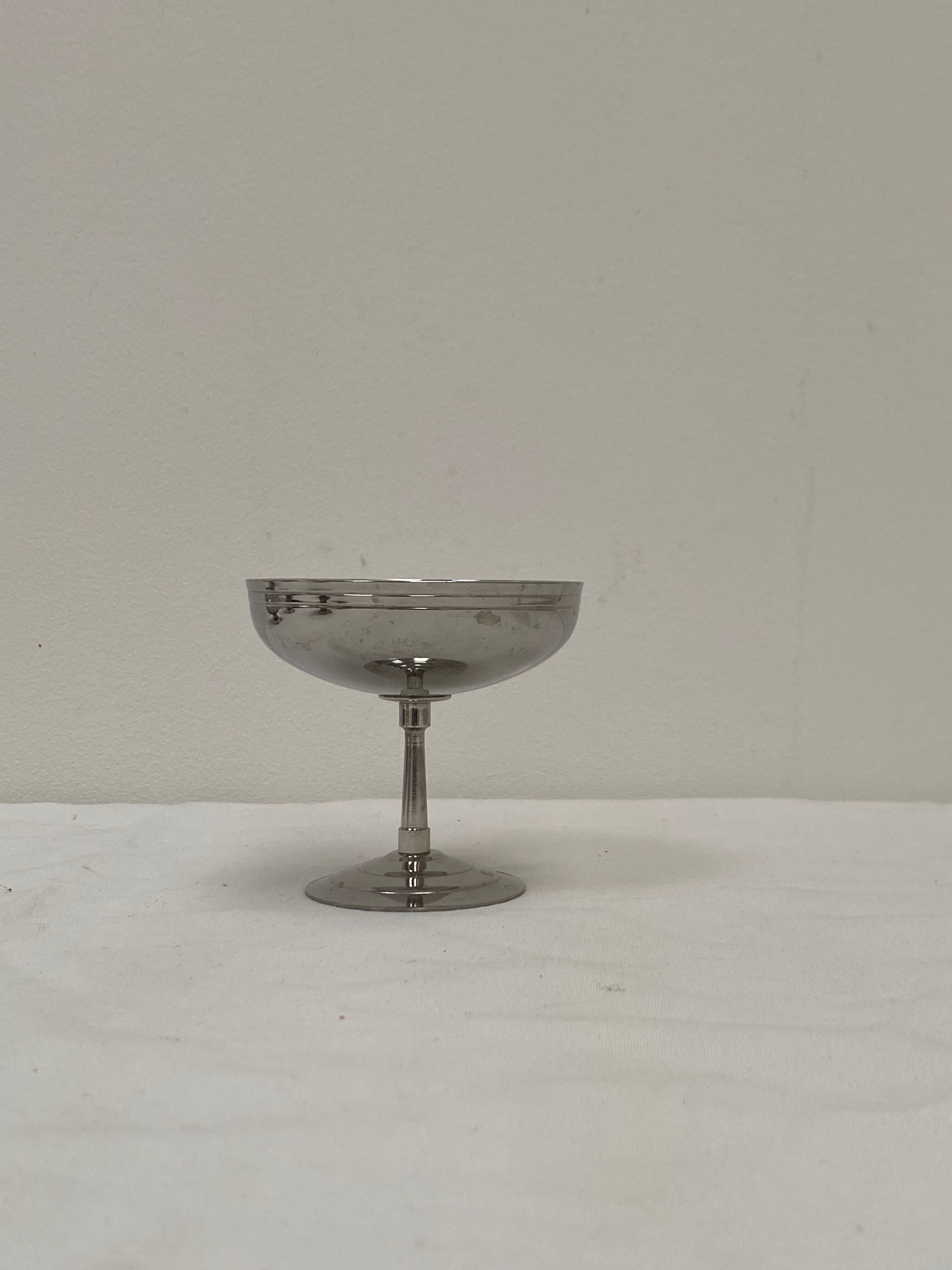 Ice cups x7 stainless steel brand Rémy Letang, 1970