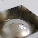 Modernist chrome metal ashtray