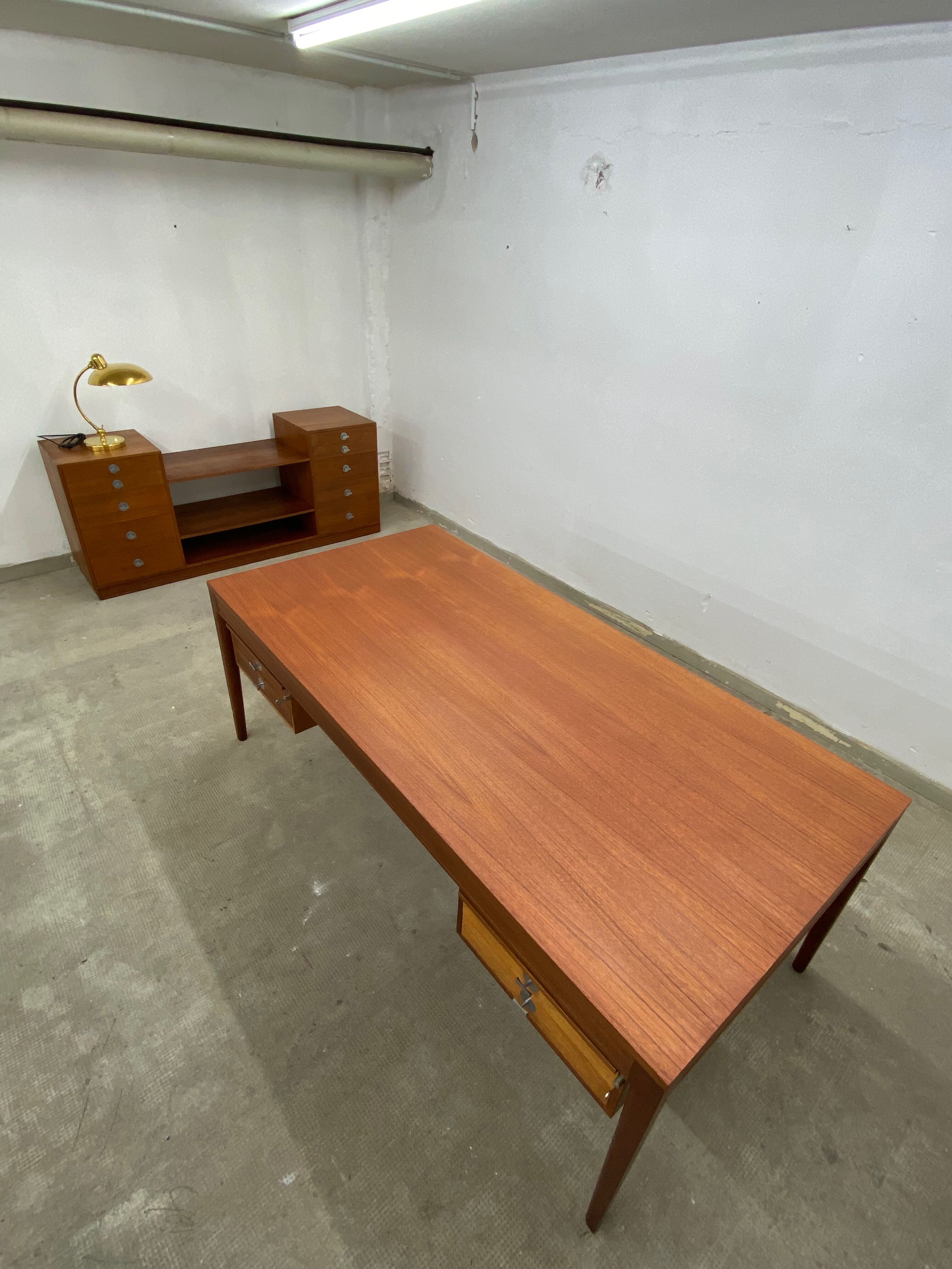 Set of Diplomat writing desk and sideboard by Finn Juhl for France & Søn, 1950s