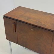 Cabinet bar en noyer italien par Cova Milano