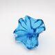 Flavio Poli Murano Crystal Sommerso Blue Turquoise Cup 17cm