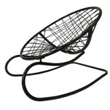 Vintage Niels Gammelgaard  Ikea Axvall Rocking Chair