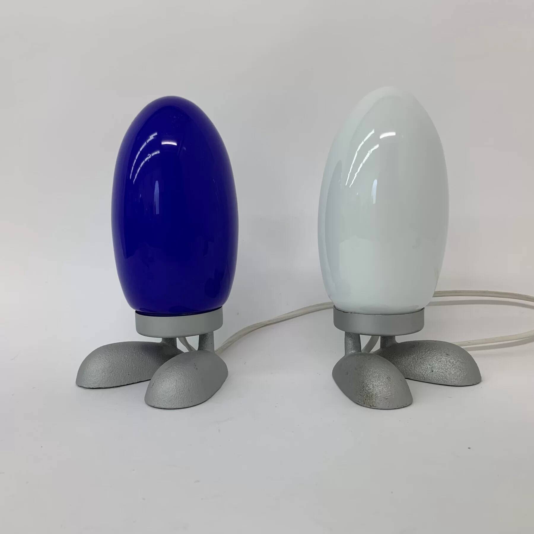 Ensemble de 2 lampes Egg Fjorton postmodernes IKEA des années 1990 par Tatsuo Konno