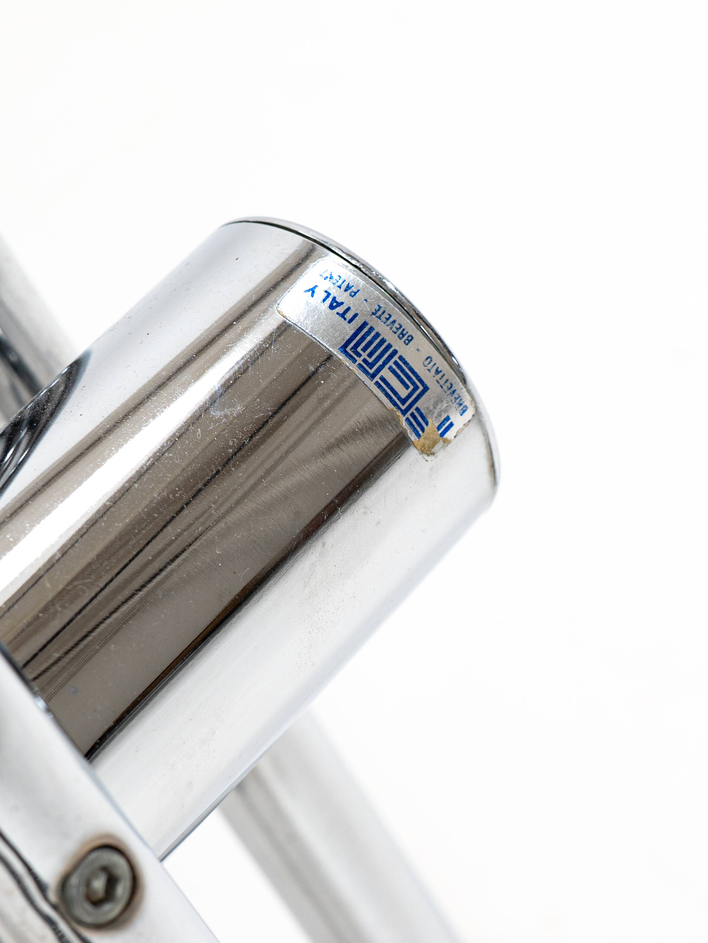 1970's sculptural chrome knot coffee table