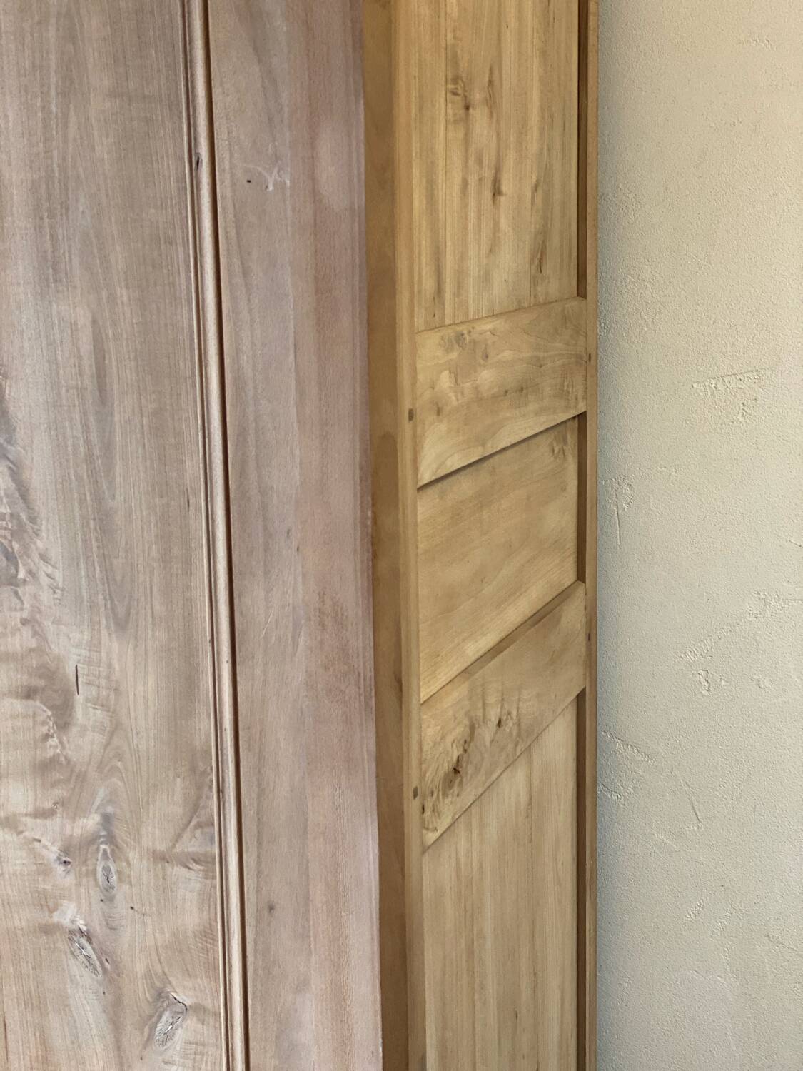 Light wood wardrobe