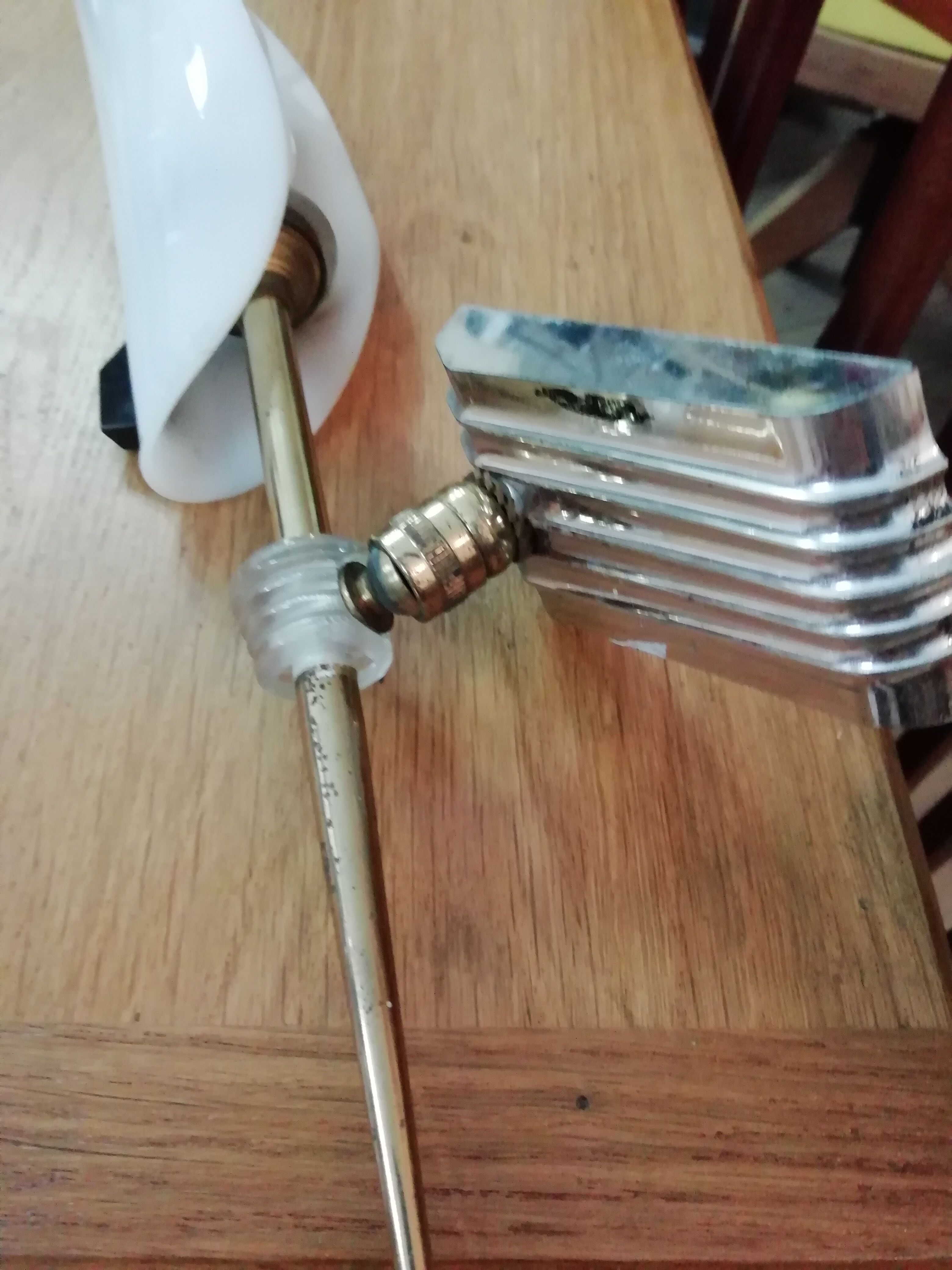 Pair of "60 years" wall light