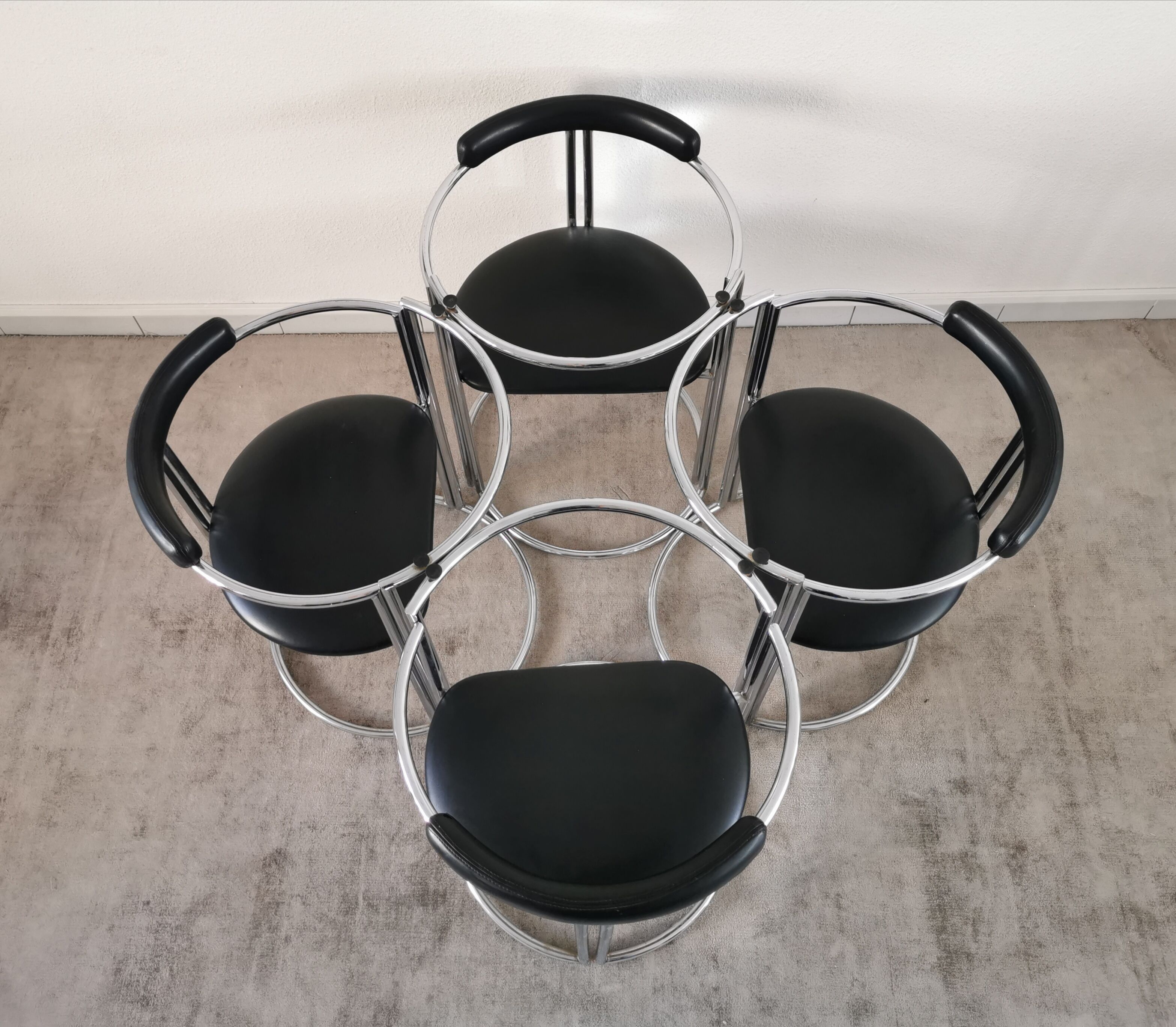 Bauhaus-style dining set from the 70s