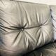 Vintage danish retro nili stoppmøbler 3 person sofa in black leather 1960s