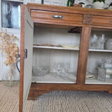 Antique Art Deco buffet in solid oak