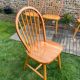 4 chaises scandinaves en bois clair