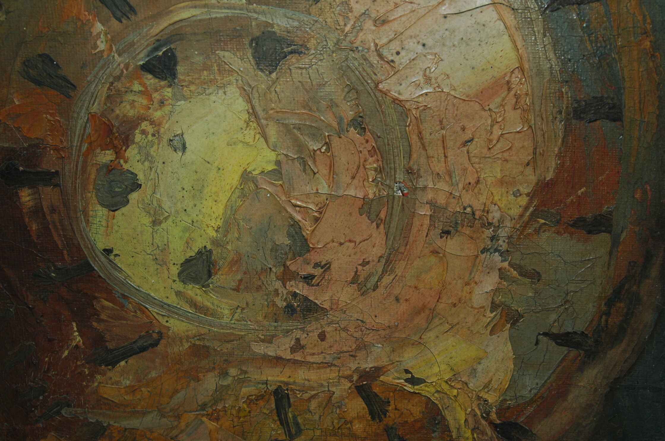 Painting Dead Nature circa 1940 oil on canvas by C Chilot