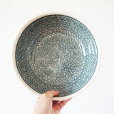Salad bowl green circular pattern