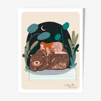 Illustration "Hibernation" A4