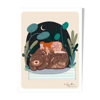 Illustration "Hibernation" A4