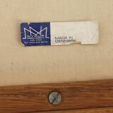 Four oak dining chairs by Henning Kjaernulf.