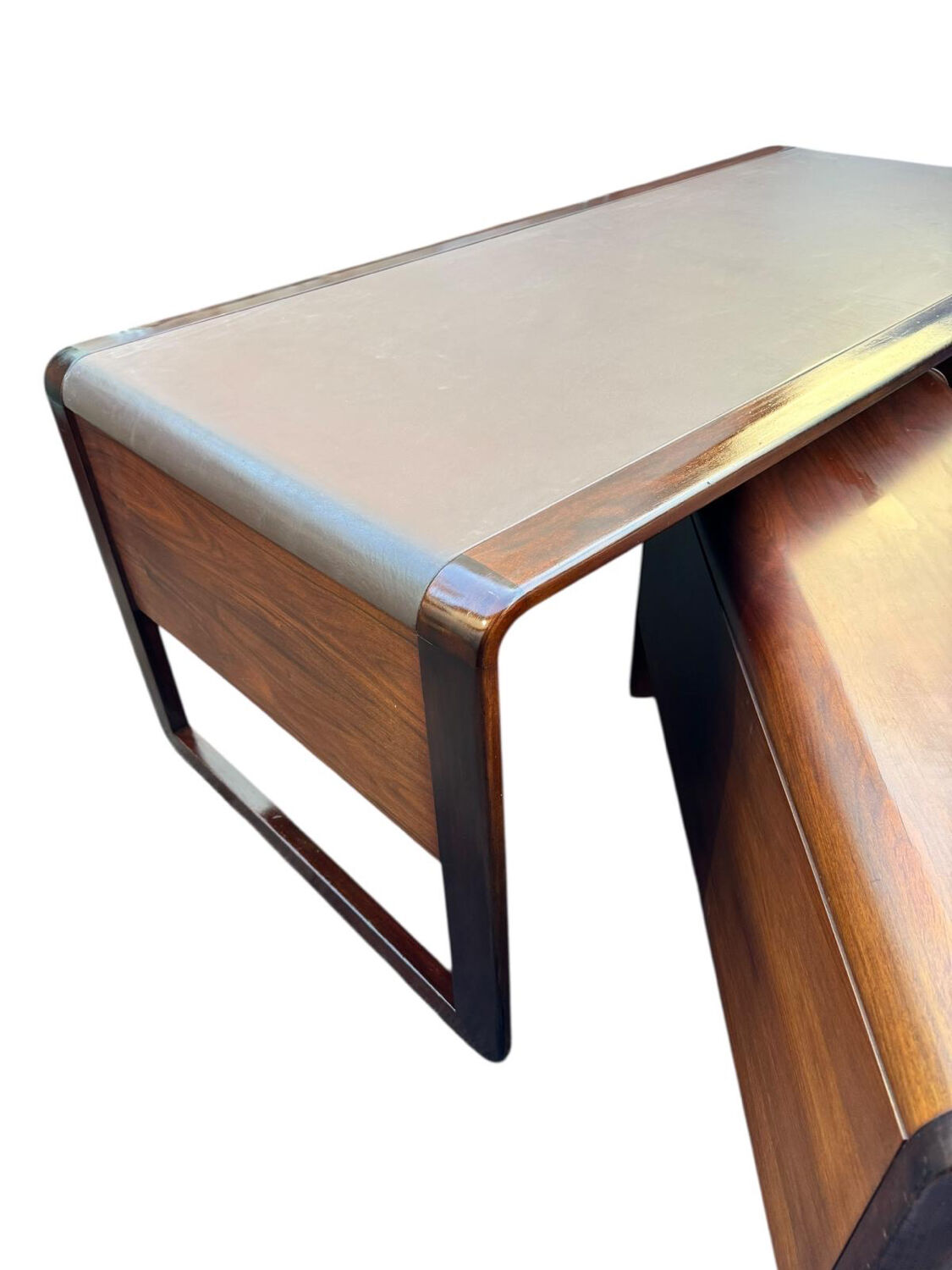 Large executive desk & module, Scandinavian design 1970s