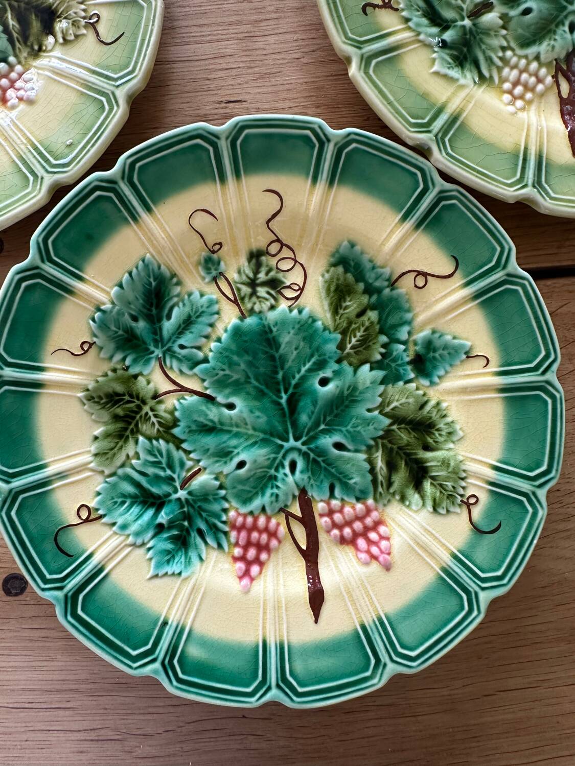 4 barbotine plates