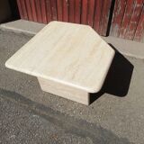 Vintage coffee table in travertine