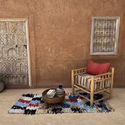 Tapis Boucherouite Berbère - 83 x 212