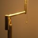 Relux Milano multi-adjustable brass table lamp, Italy 1970s
