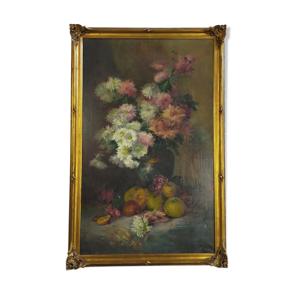 Alice carissan tableau huile sur toile fin xixème Selency
