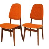 Set of 2 Scandinavian teak chairs, Sweden, 1960
