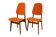 Set of 2 Scandinavian teak chairs, Sweden, 1960