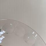 4 coupes à champagne en cristal taillé